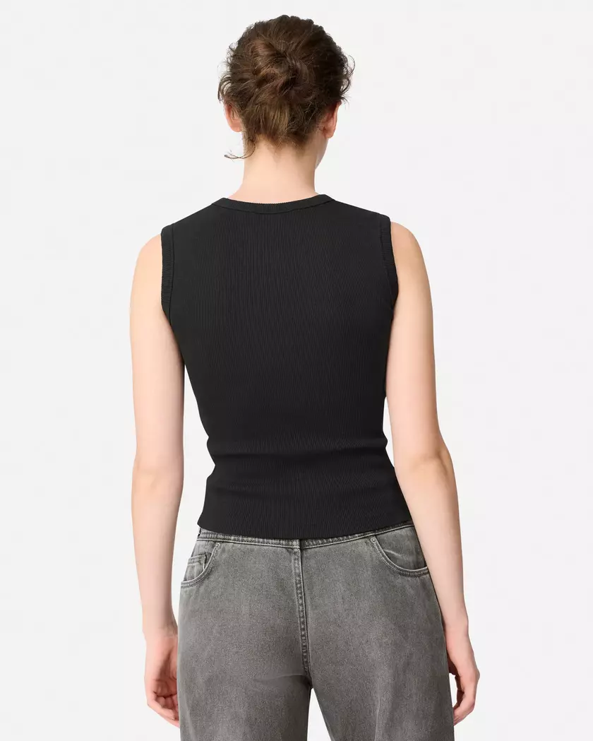 Scoop Ribbed Tank axel arigato Scoop Ribbed Tank Black