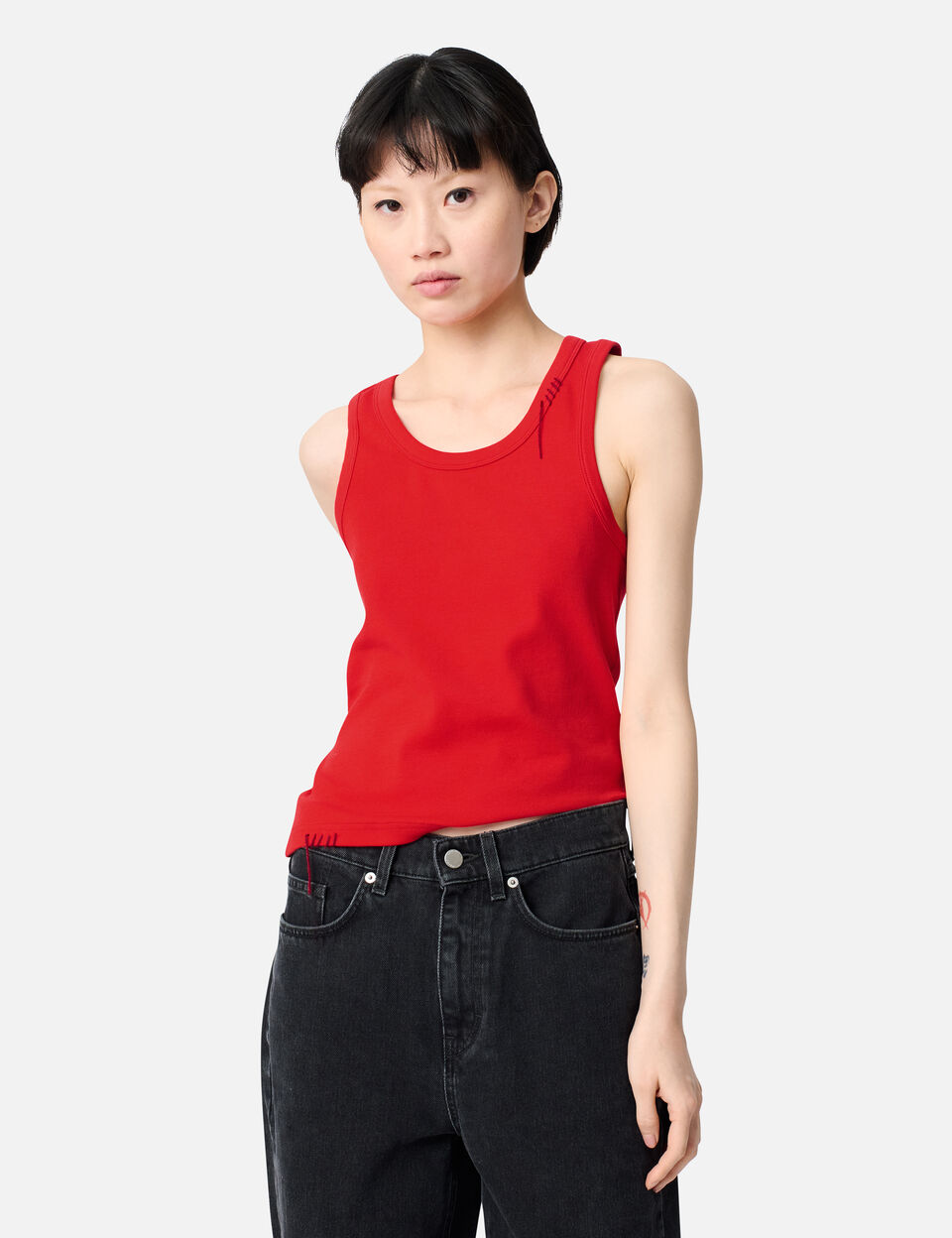 Traced Tank Top axel arigato Traced Tank Top Bright Red