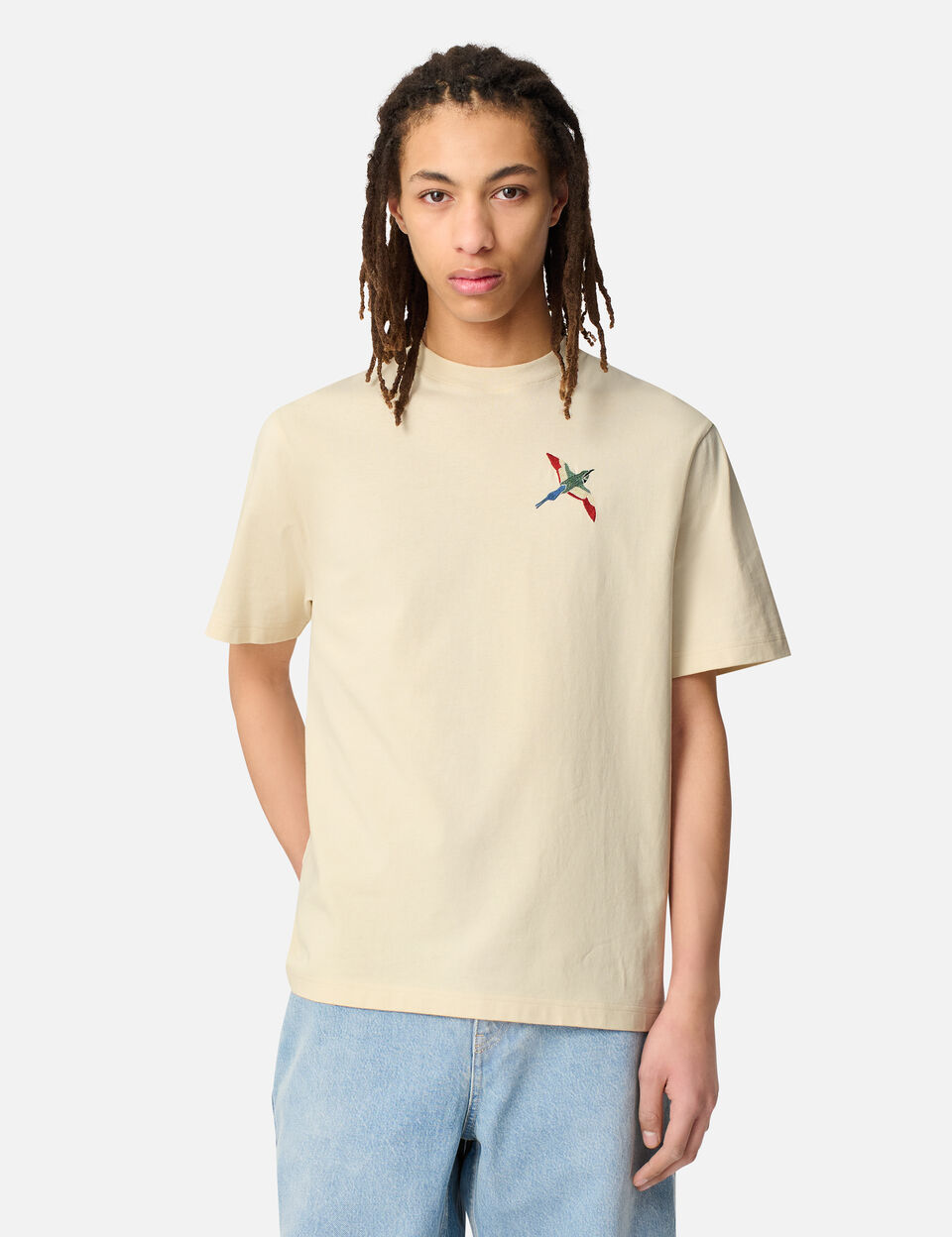 Micro Bee Bird T-Shirt axel arigato Micro Bee Bird T-Shirt Pale Beige