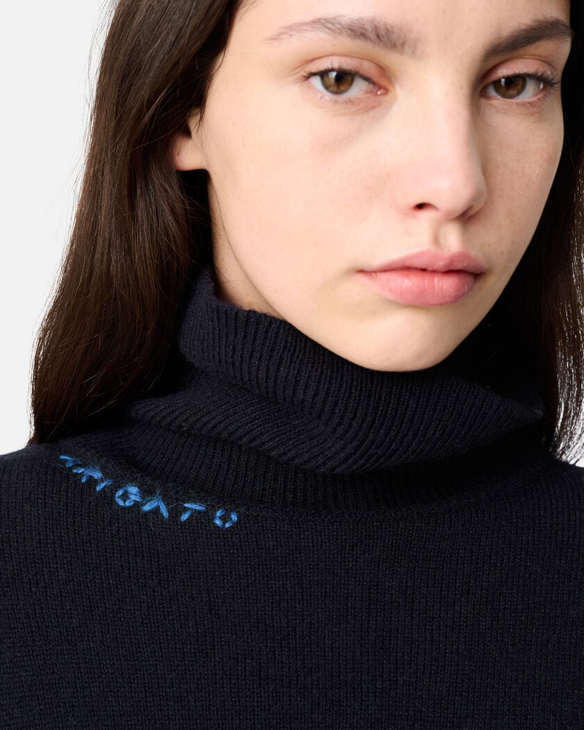 Maeve Cropped Sweater axel arigato Maeve Cropped Sweater Navy