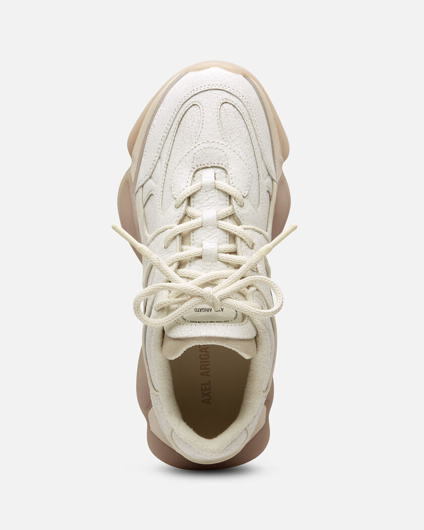 Eris Crackled Sneaker axel arigato Eris Crackled Sneaker Off White/Off White