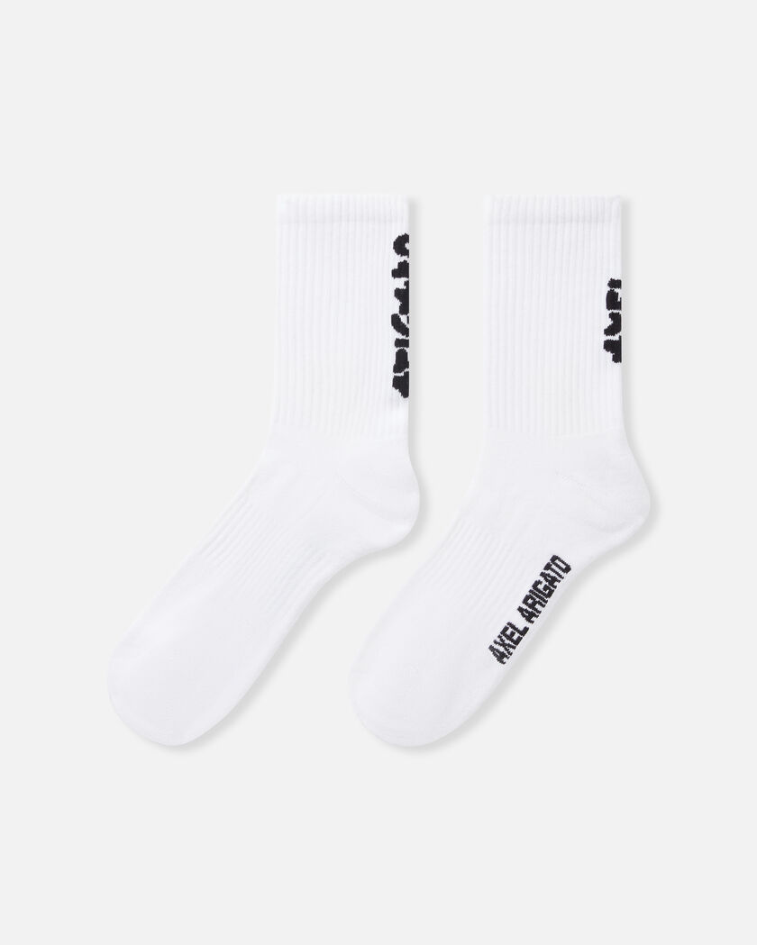 Floral Jacquard Socks axel arigato Floral Jacquard Socks White