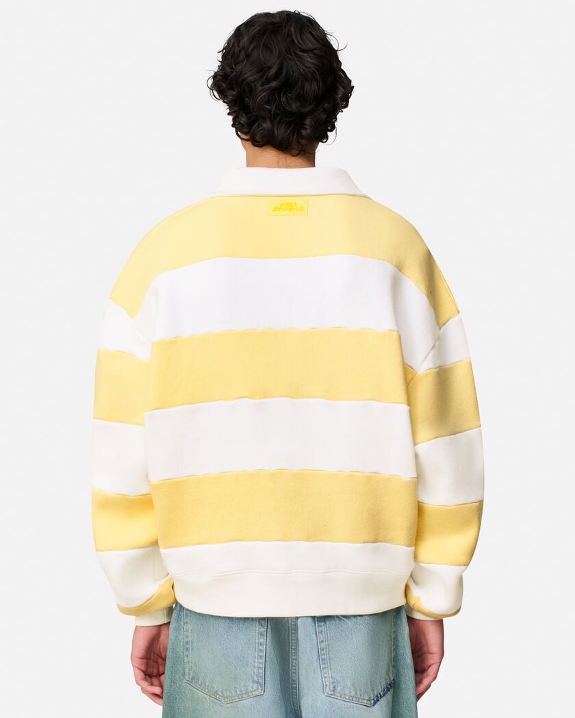 Shift Striped Sweatshirt axel arigato Shift Striped Sweatshirt Light Yellow