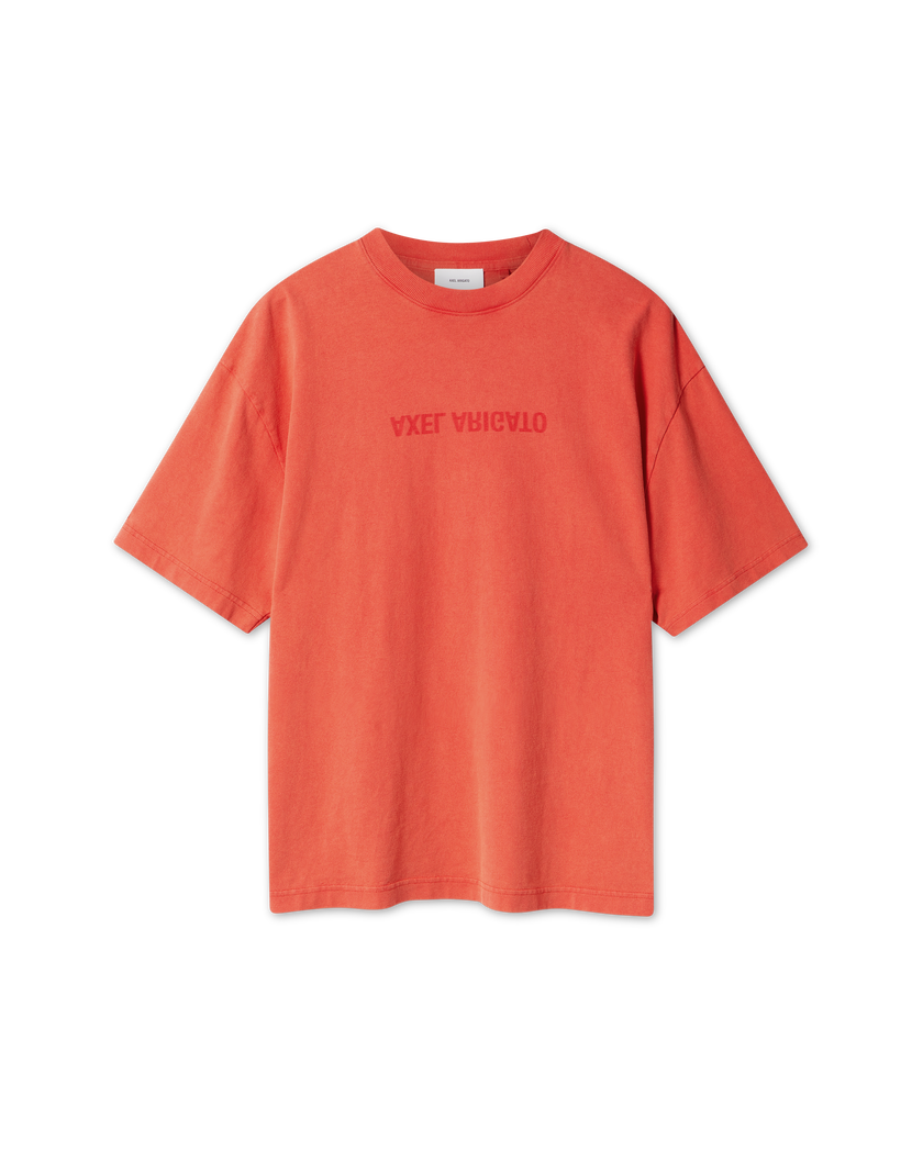 Distort T-Shirt axel arigato Distort Washed T-Shirt Bright Red