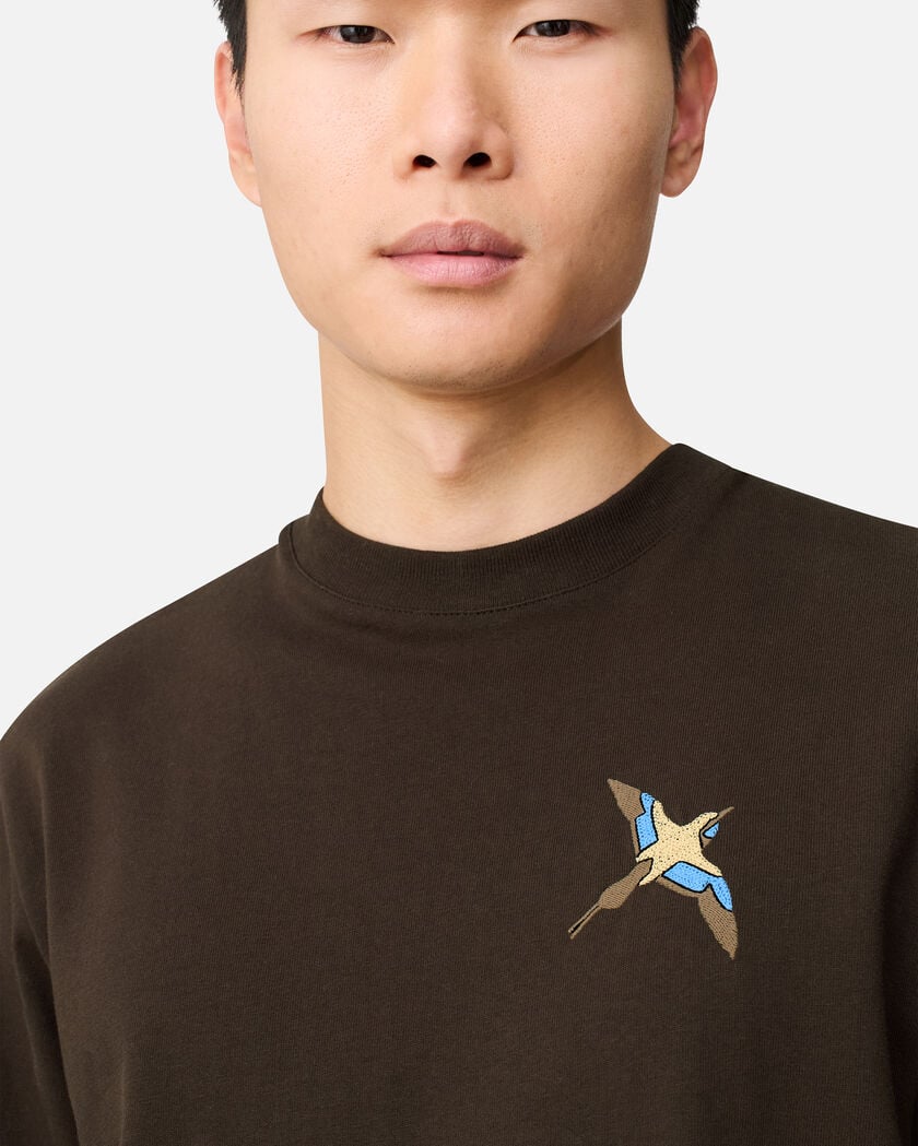 Micro Bee Bird T-Shirt axel arigato Micro Bee Bird T-Shirt Dark Brown