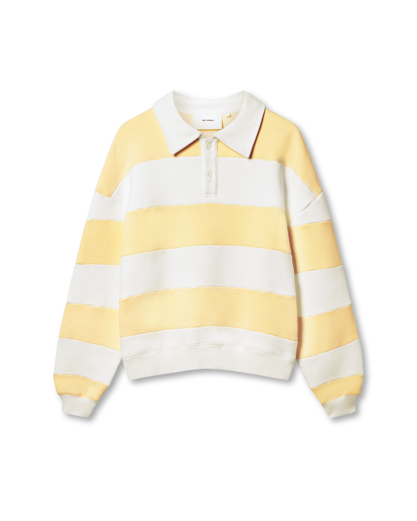 Shift Striped Sweatshirt axel arigato Shift Striped Sweatshirt Light Yellow