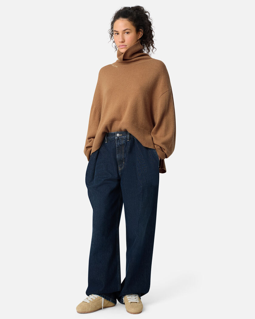 Maeve Cropped Sweater axel arigato Maeve Cropped Sweater Camel