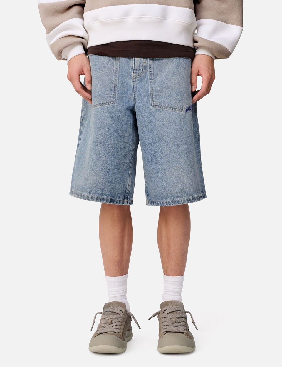 Invert Denim Shorts axel arigato Invert Denim Shorts Light Blue