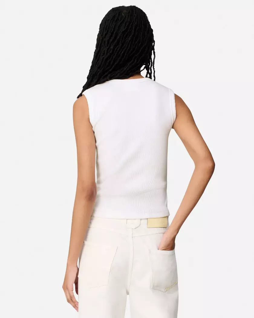 Scoop Ribbed Tank axel arigato Scoop Ribbed Tank White