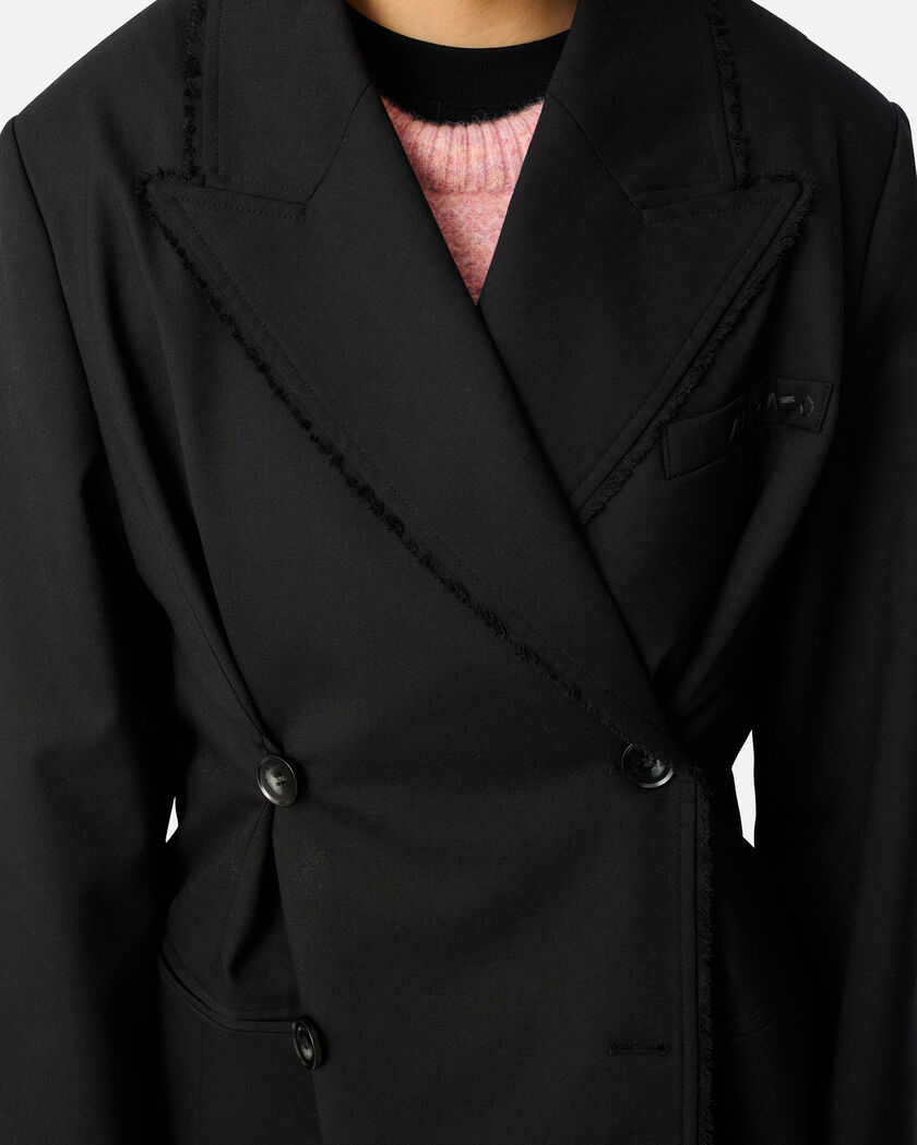 Thea Frayed Blazer axel arigato Thea Frayed Blazer Black