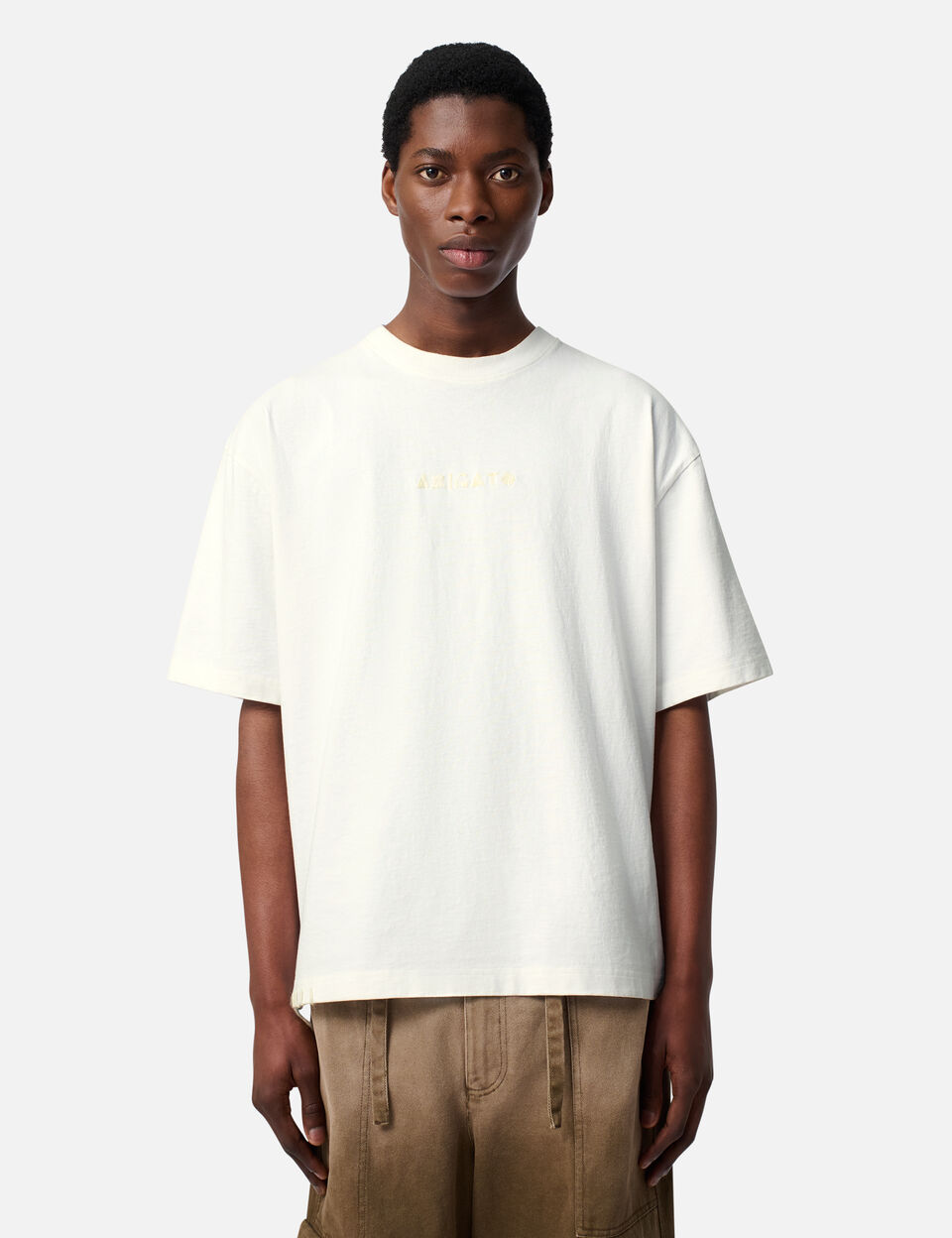 Threaded T-Shirt axel arigato Threaded T-Shirt White